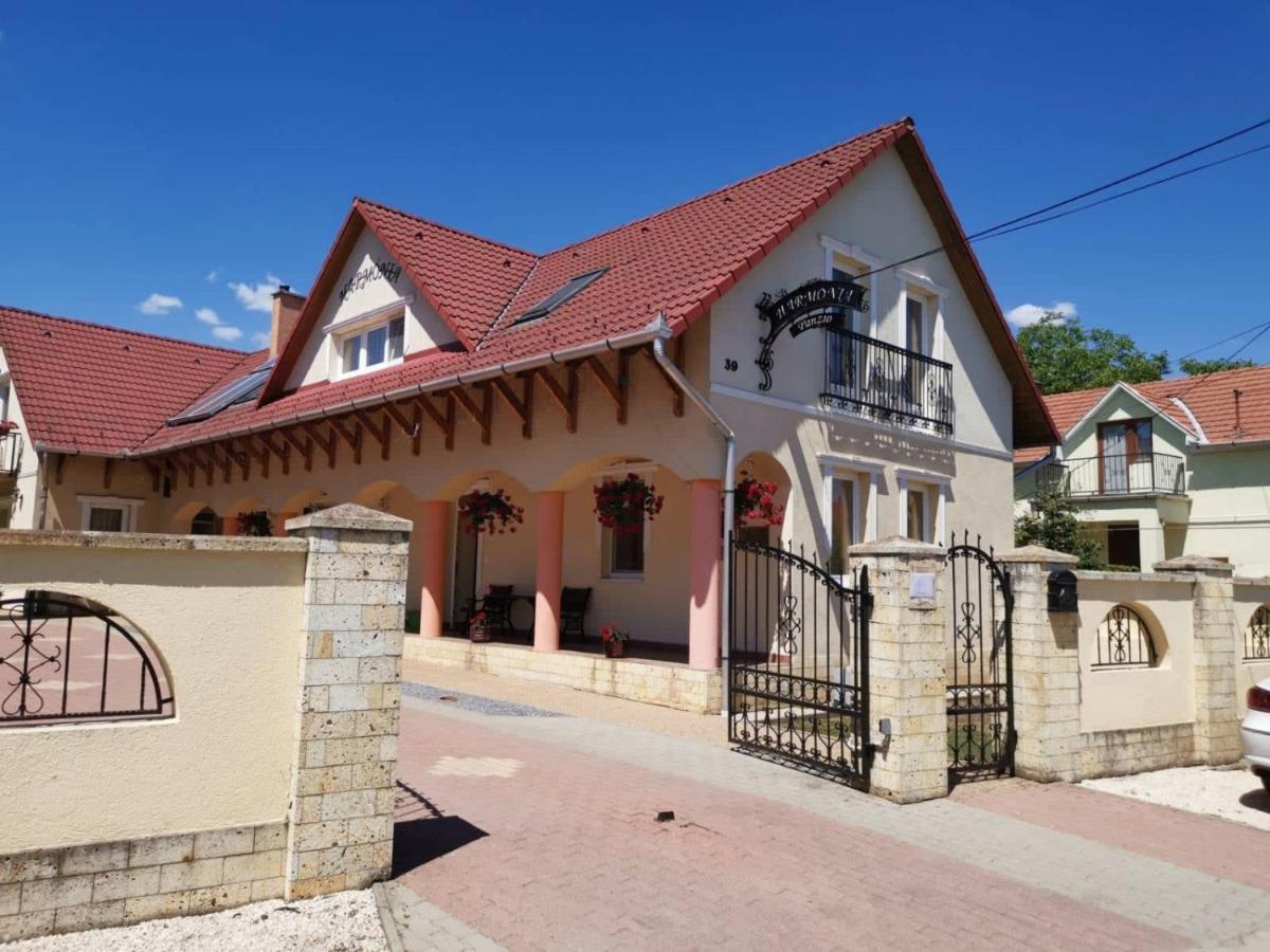 Hotel Harmónia Panzió Sárospatak Exterior foto